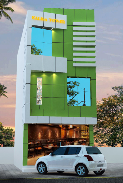 acp sheet front elevation design in Tirunelveli, acp cladding work in Tirunelveli